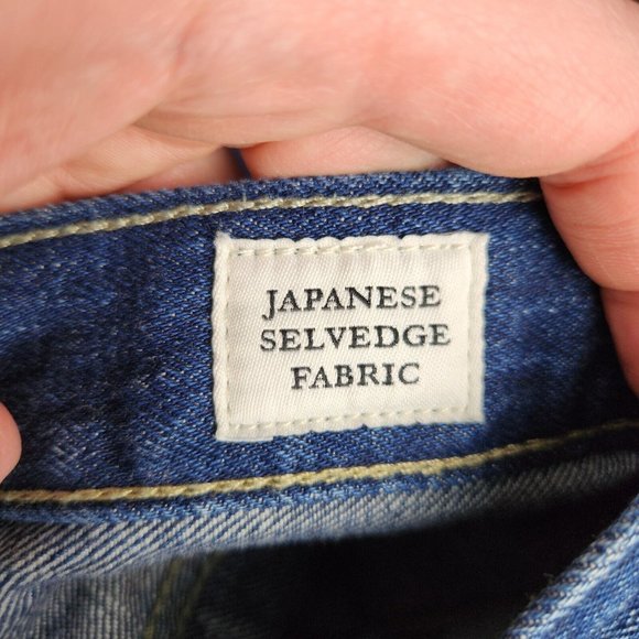 Abercrombie & Fitch Blue Distressed Straight Jeans - Picture 15 of 16